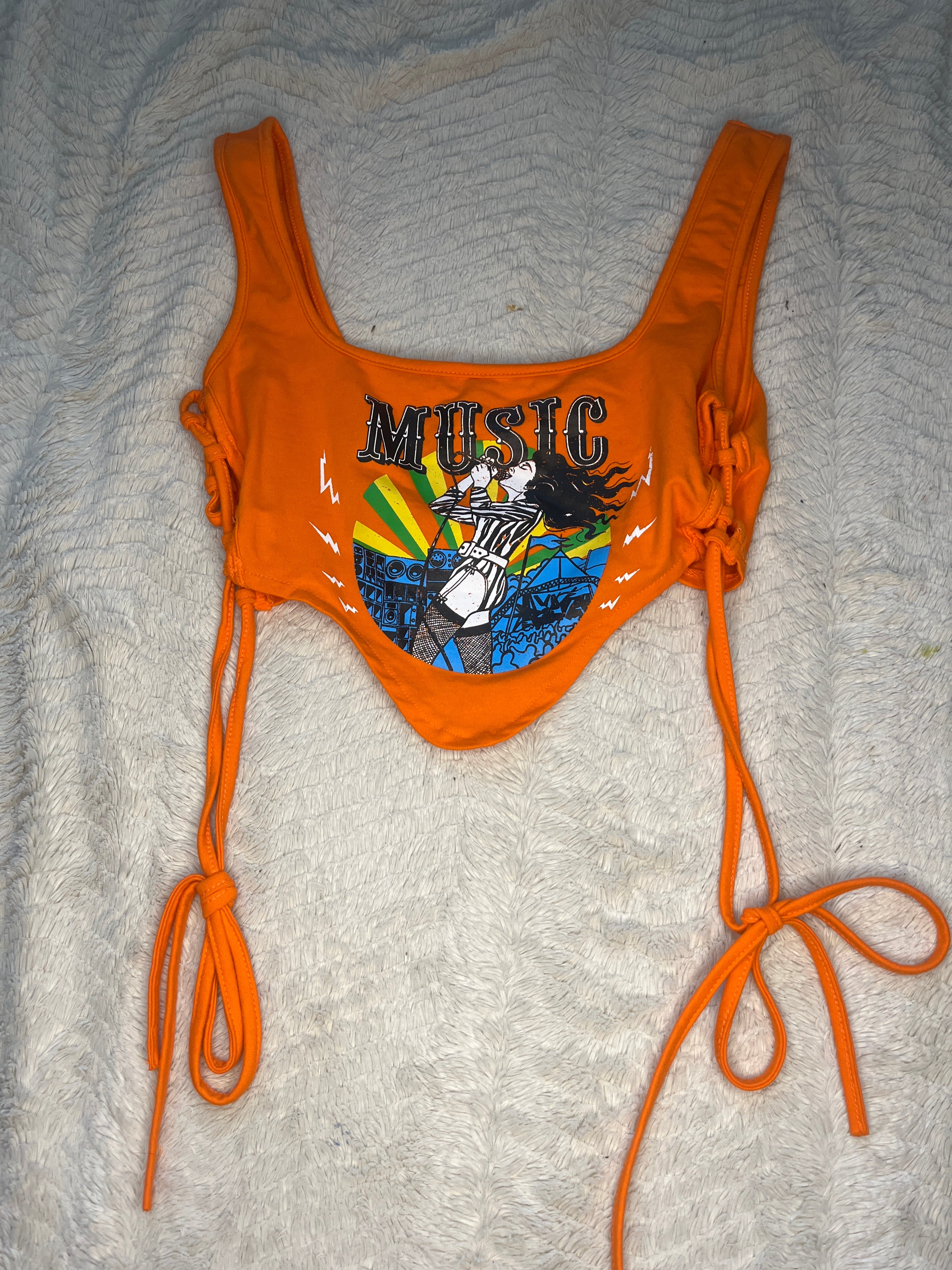 Music crop top “Medium”