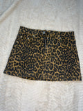 Cheetah print mini skirt “XS”