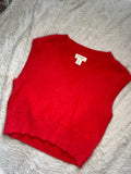 “Jessica Simpson” short sleeve sweater vest “One-Size”