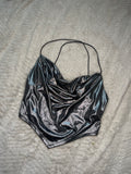 Metallic halter top “Medium”