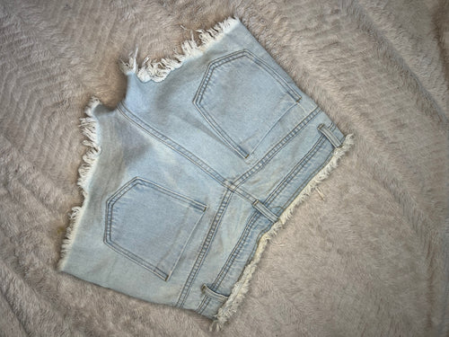 denim high waisted shorts “Medium”