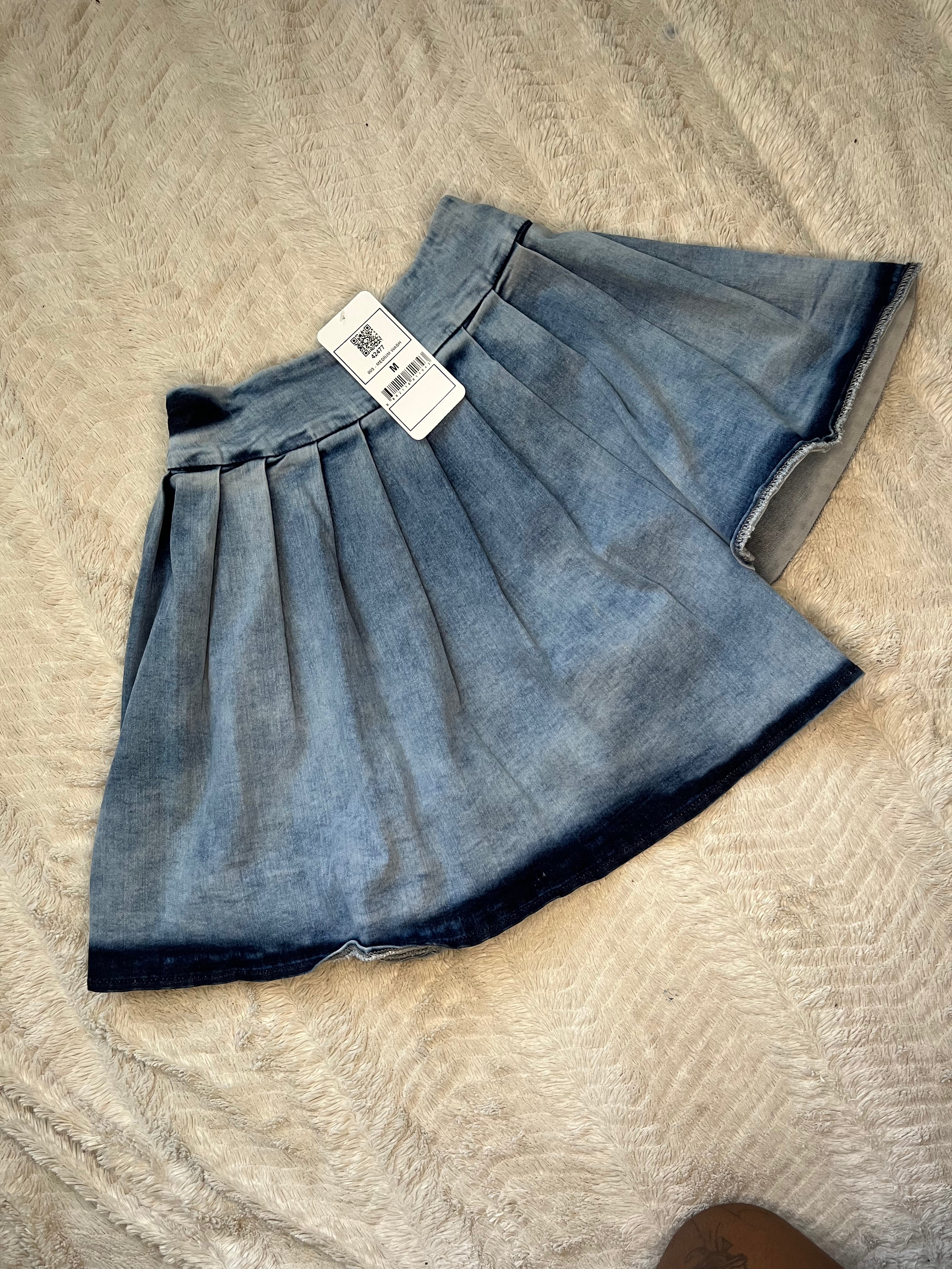 Unsymmetrical tennis skirt “Medium”